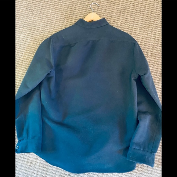 J Crew Blue Heavyweight Chamois Workshirt - Picture 2 of 3
